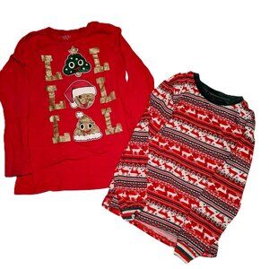 2 Christmas themed tops / long-sleeve t-shirts
